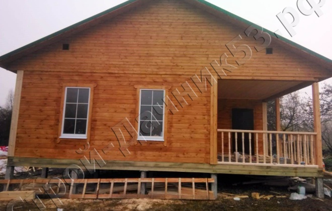 1 Брусовой дом ОД-11 9×9, 81 м², Московская область, Каширский район, Деревня Растовцы (10)